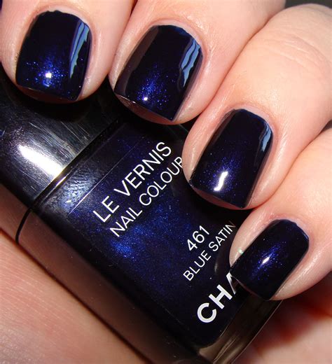 chanel blue satin polish|Chanel nail polish colour chart.